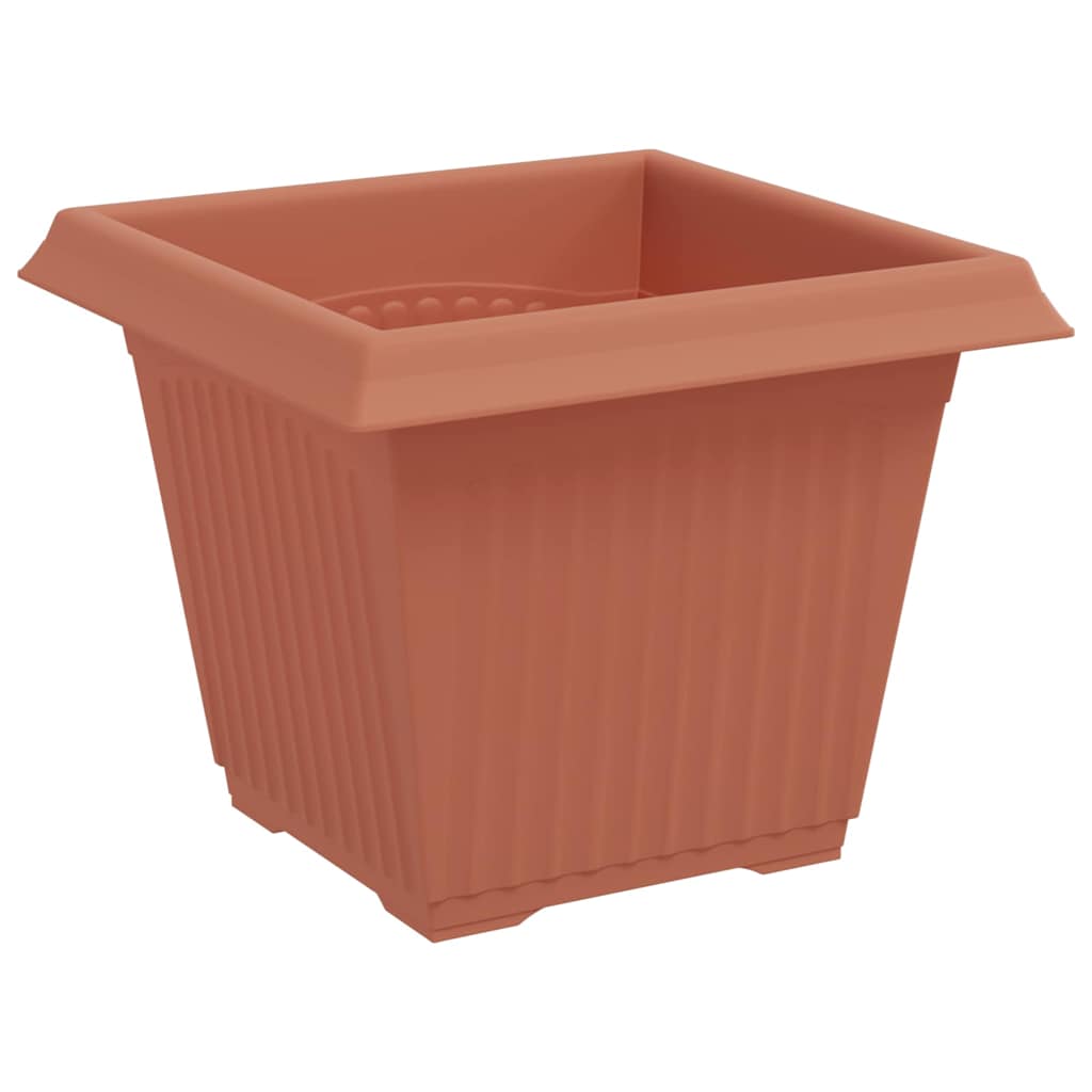 Vierkante Bloempot 24 pcs Baksteenrood 43 x 43 x 33.5 cm