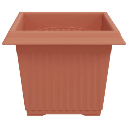 Vierkante Bloempot 24 pcs Baksteenrood 43 x 43 x 33.5 cm
