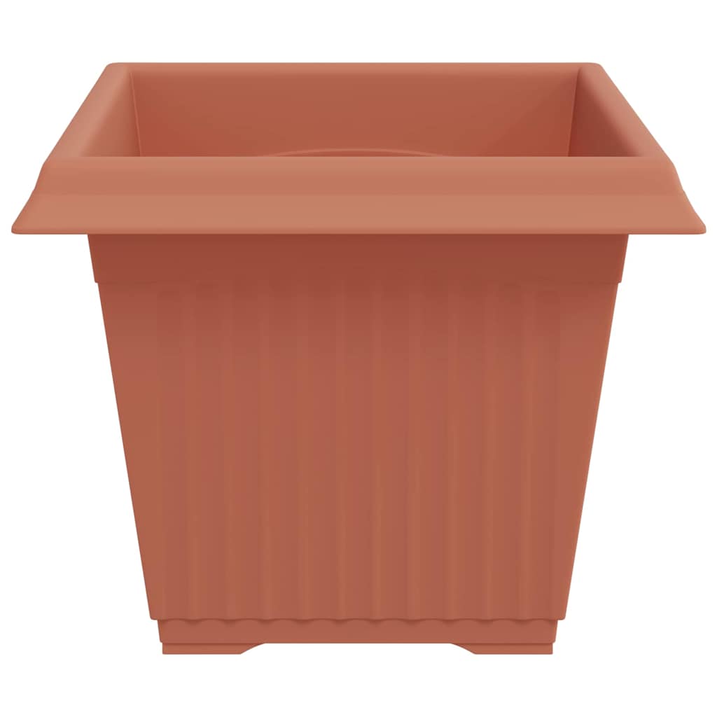 Vierkante Bloempot 24 pcs Baksteenrood 43 x 43 x 33.5 cm