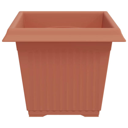 Vierkante Bloempot 24 pcs Baksteenrood 43 x 43 x 33.5 cm