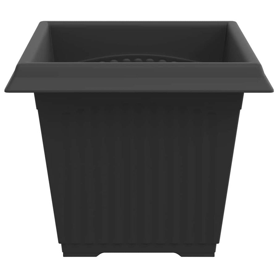 Vierkante Bloempot 24 pcs Zwart 43 x 43 x 33.5 cm Kunststof