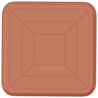 Vierkante Bloemenschotel 6 pcs Baksteenrood 32 x 32 x 2,5 cm