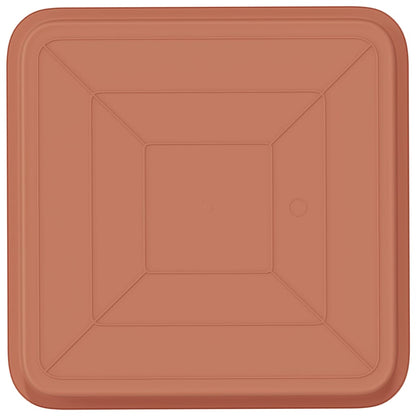 Vierkante Bloemenschotel 6 pcs Baksteenrood 36 x 36 x 2.5 cm