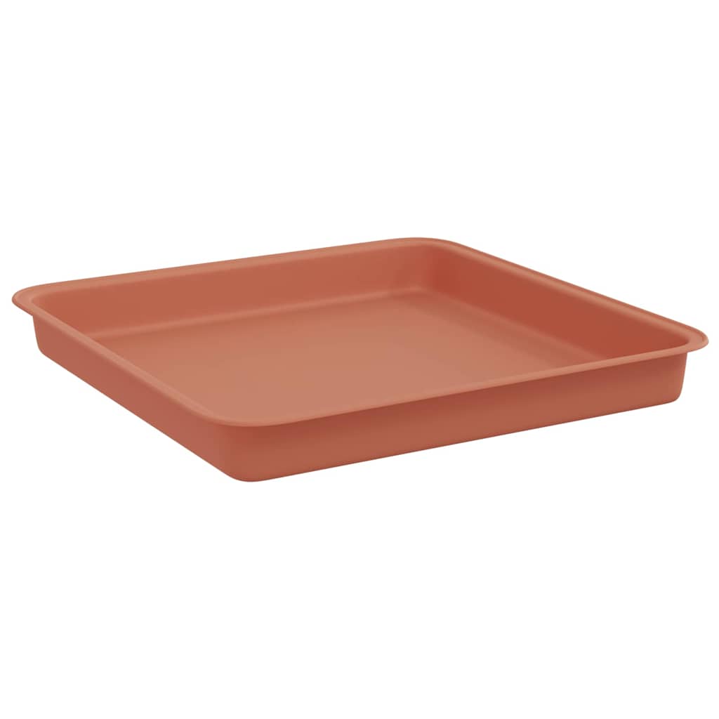 Vierkante Bloemenschotel 24 pcs Baksteenrood 18 x 18 x 2 cm