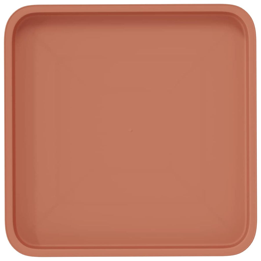 Vierkante Bloemenschotel 24 pcs Baksteenrood 36 x 36 x 2.5 cm