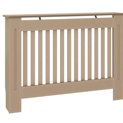 Radiatorafdekking 2 pcs Bruin 112 x 19 x 81,5cm Bewerkt hout