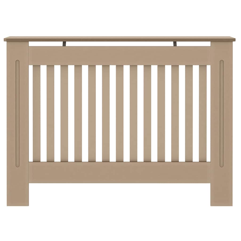 Radiatorafdekking 2 pcs Bruin 112 x 19 x 81,5cm Bewerkt hout