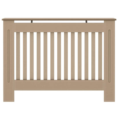 Radiatorafdekking 2 pcs Bruin 112 x 19 x 81,5cm Bewerkt hout