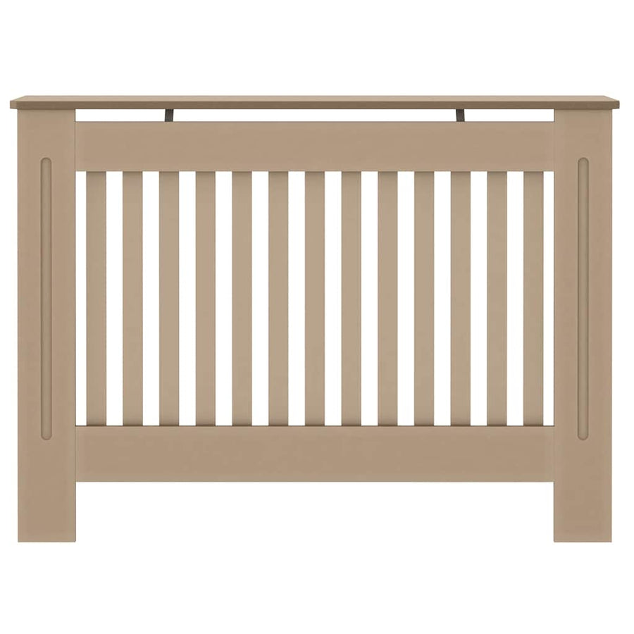 Radiatorafdekking 2 pcs Bruin 112 x 19 x 81,5cm Bewerkt hout