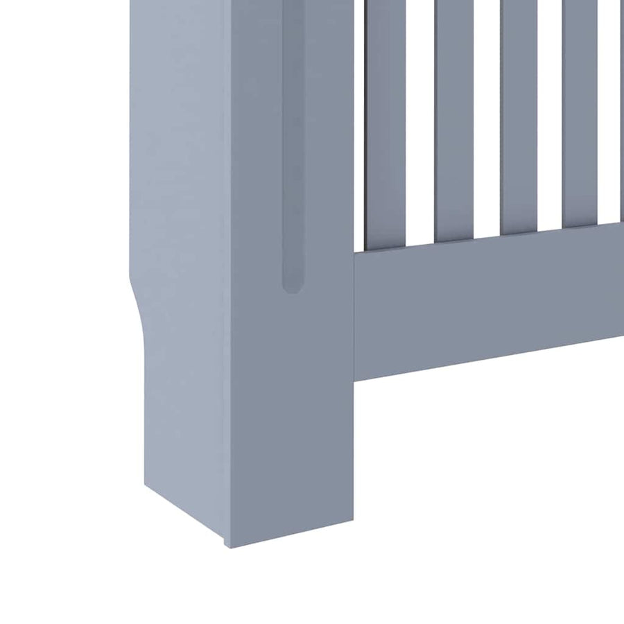 Radiatorafdekking 2 pcs Grijs 152 x 19 x 81,5cm Bewerkt hout