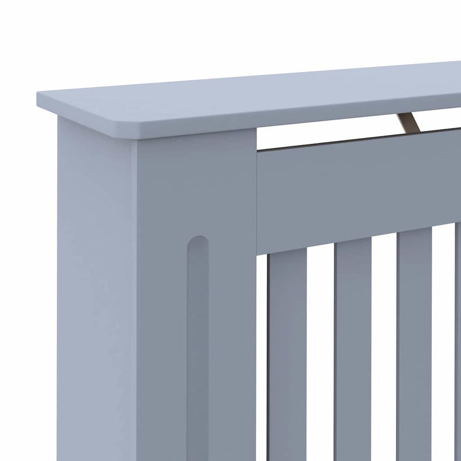 Radiatorafdekking 2 pcs Grijs 152 x 19 x 81,5cm Bewerkt hout