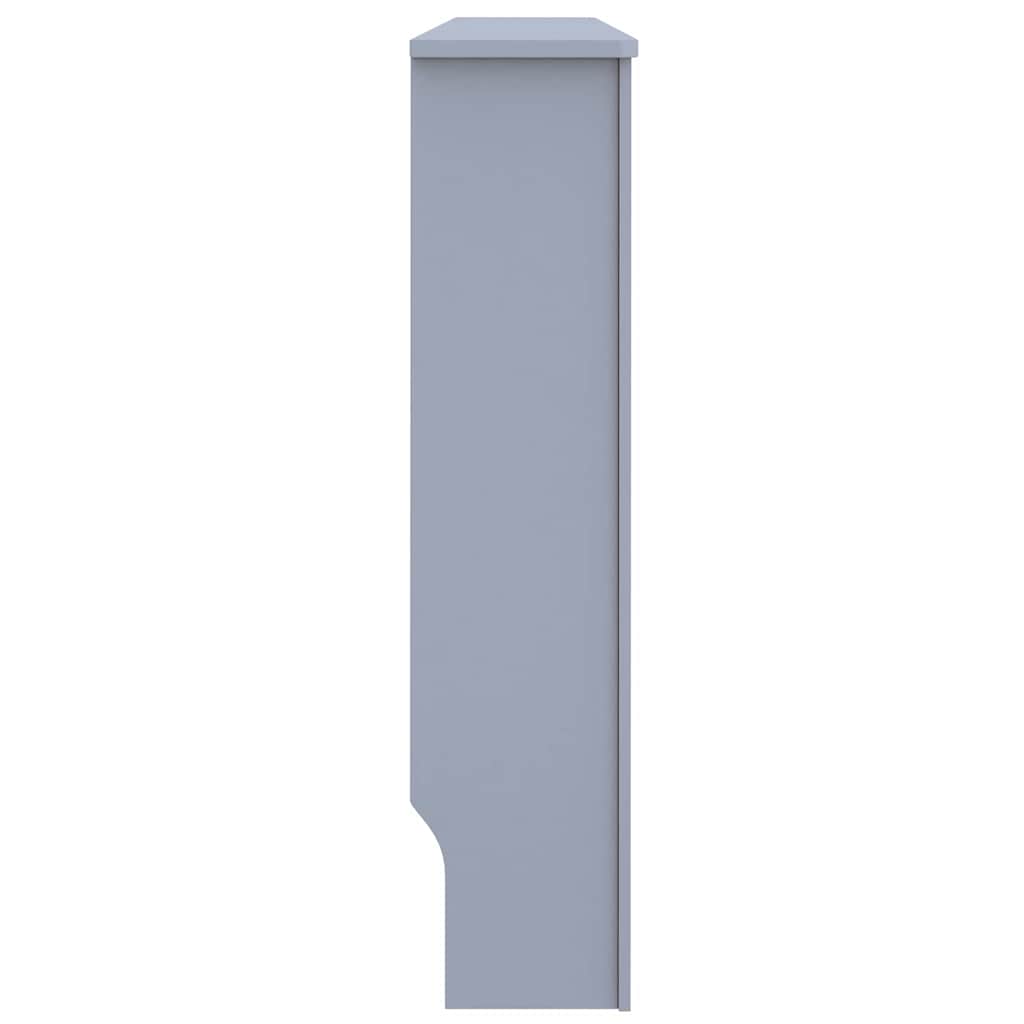 Radiatorafdekking 2 pcs Grijs 152 x 19 x 81,5cm Bewerkt hout