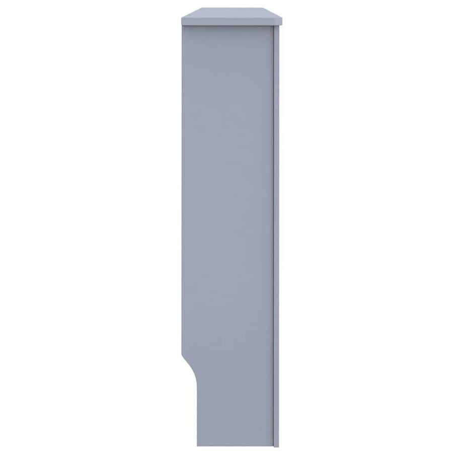 Radiatorafdekking 2 pcs Grijs 152 x 19 x 81,5cm Bewerkt hout