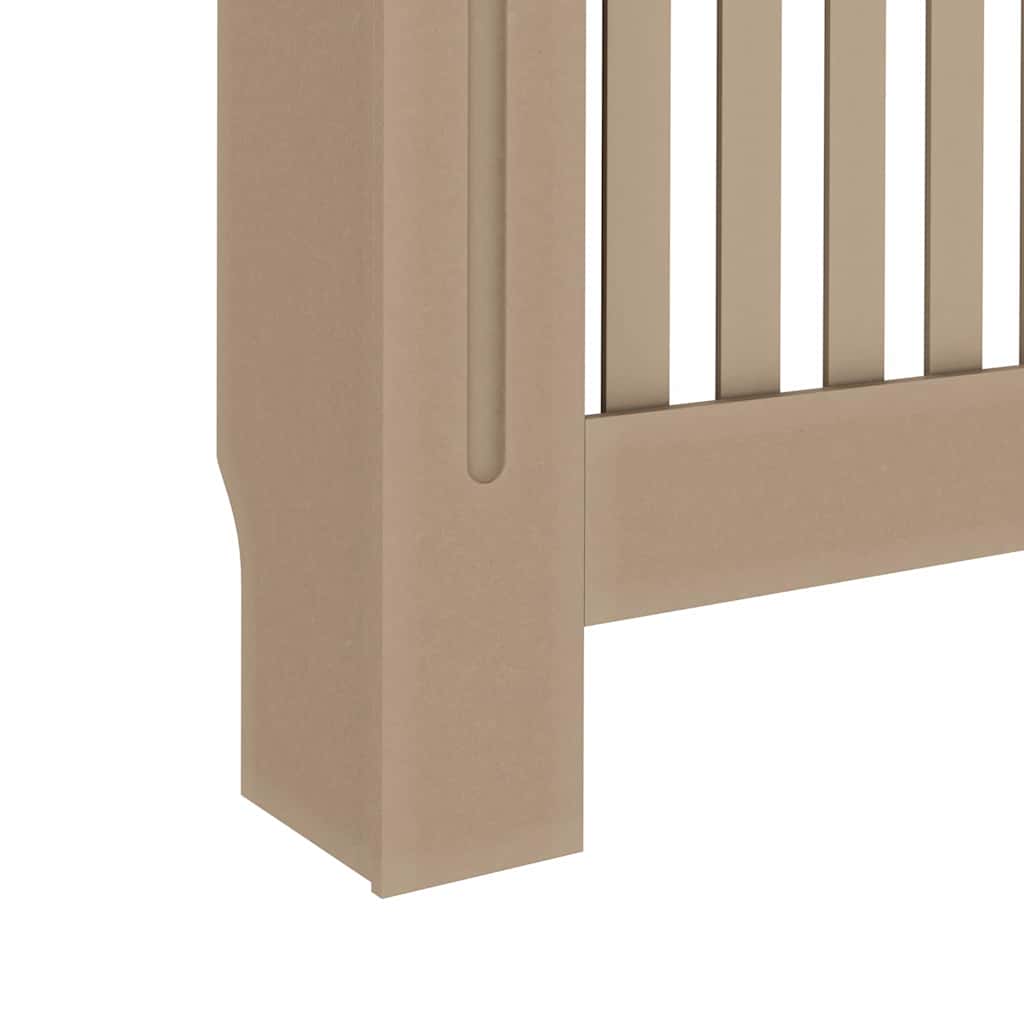 Radiatorafdekking 2 pcs Bruin 152 x 19 x 81,5cm Bewerkt hout