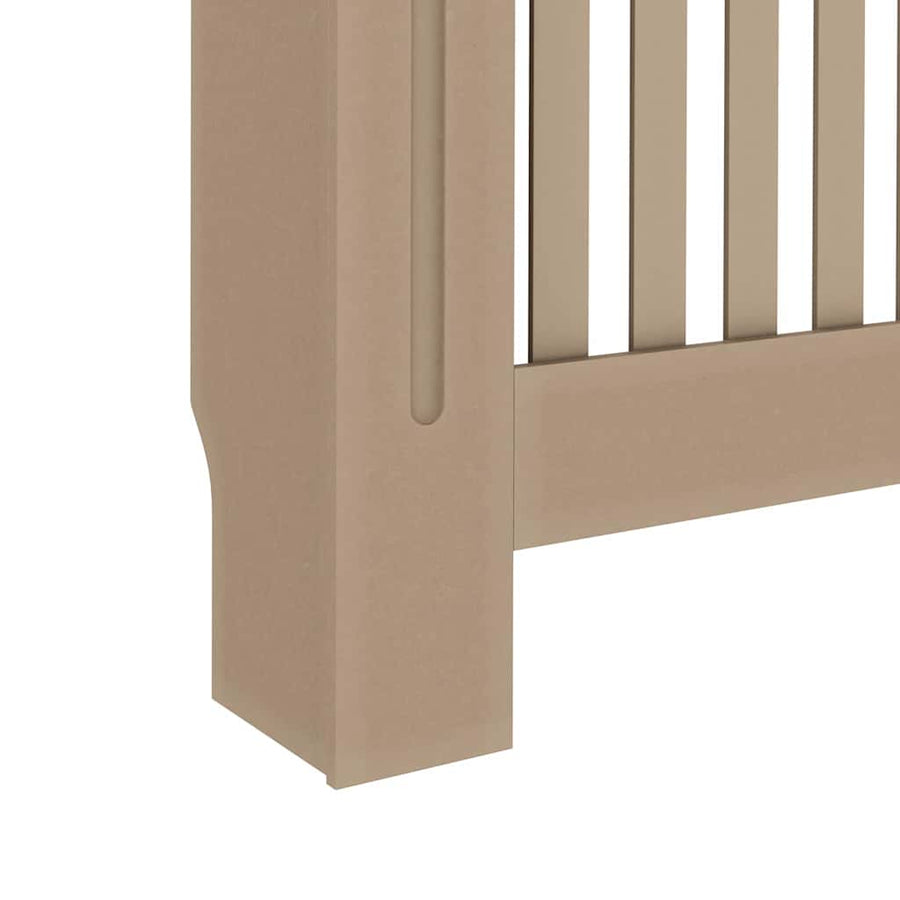 Radiatorafdekking 2 pcs Bruin 152 x 19 x 81,5cm Bewerkt hout