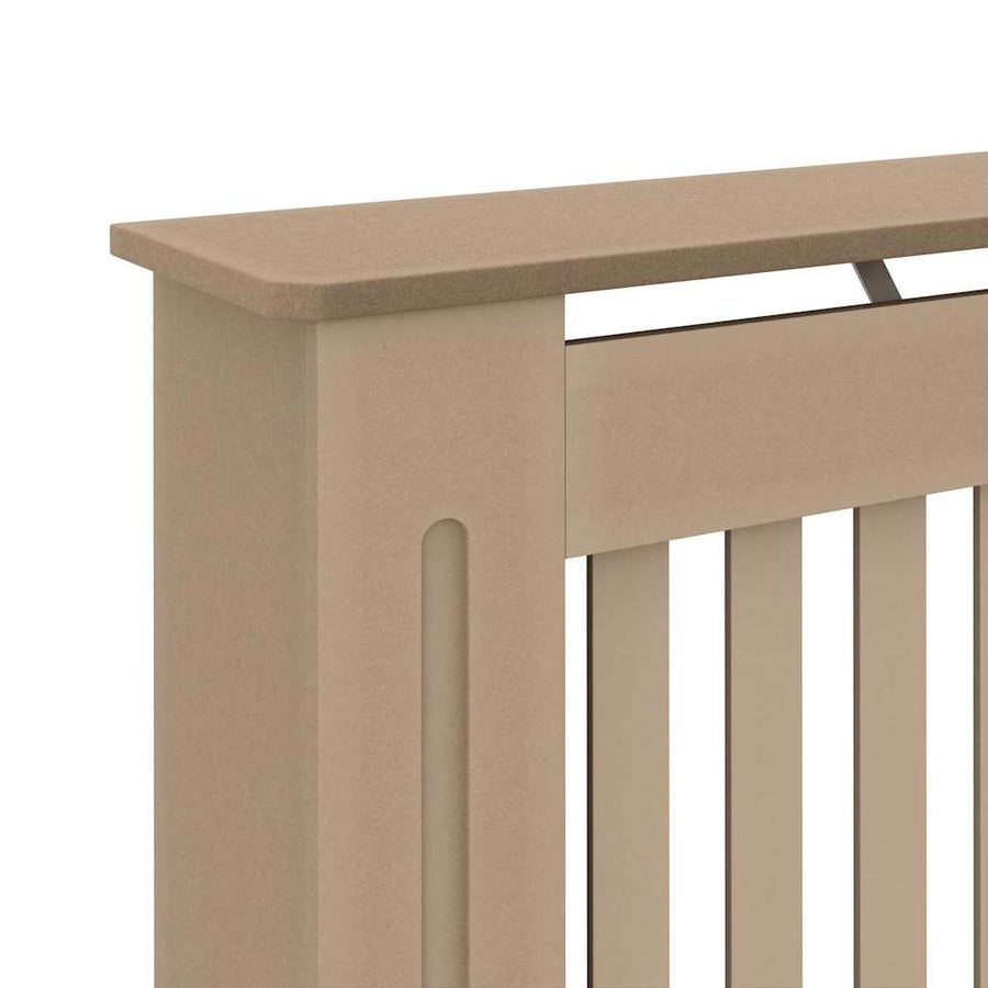 Radiatorafdekking 2 pcs Bruin 152 x 19 x 81,5cm Bewerkt hout