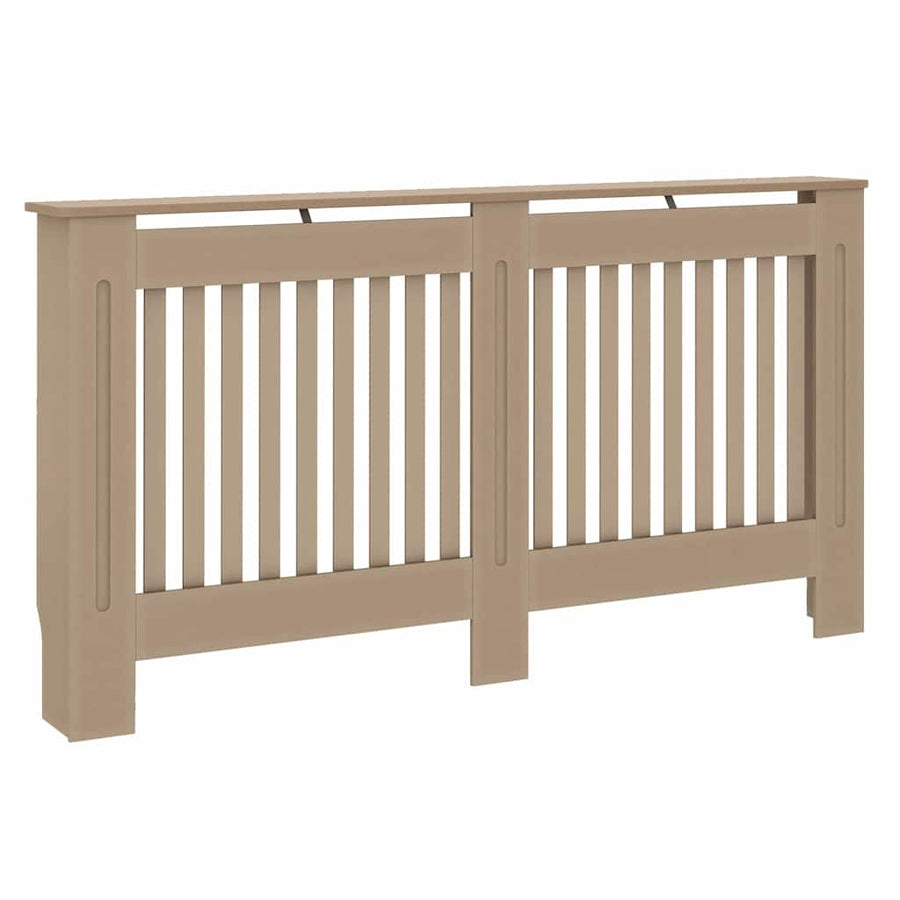 Radiatorafdekking 2 pcs Bruin 152 x 19 x 81,5cm Bewerkt hout