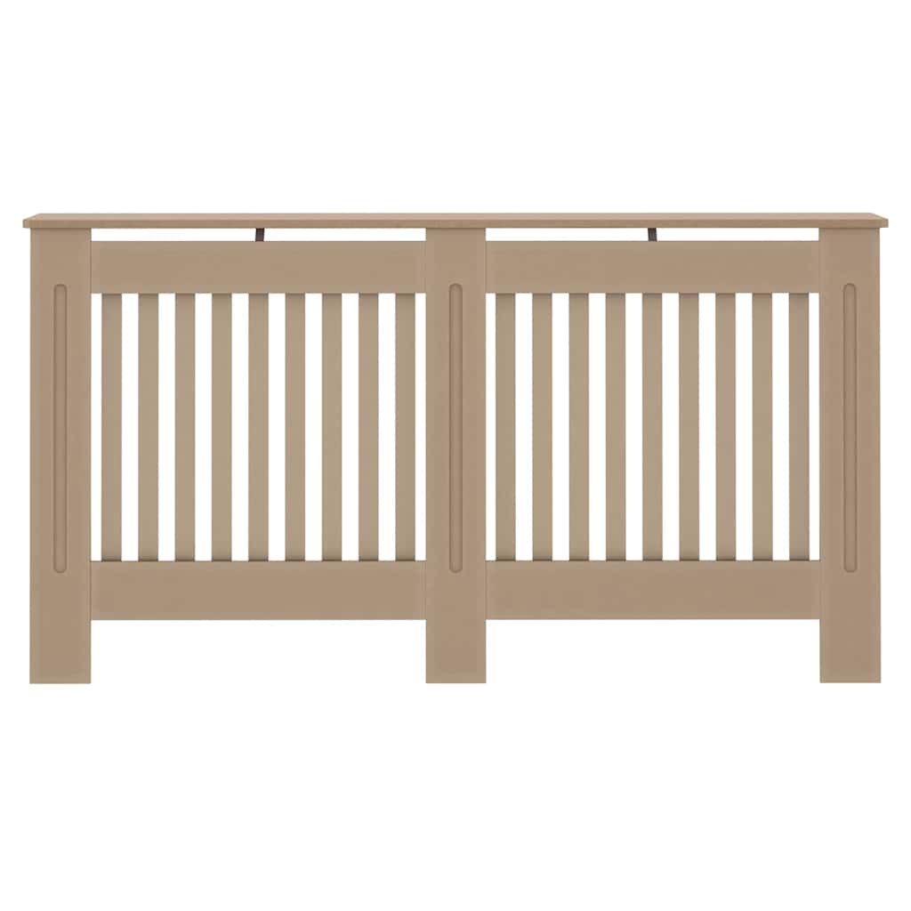 Radiatorafdekking 2 pcs Bruin 152 x 19 x 81,5cm Bewerkt hout