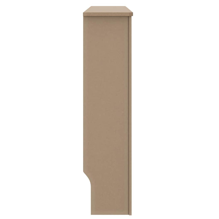 Radiatorafdekking 2 pcs Bruin 152 x 19 x 81,5cm Bewerkt hout