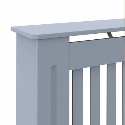 Radiatorafdekking 2 pcs Grijs 172 x 19 x 81,5 cm Bewerkt hout