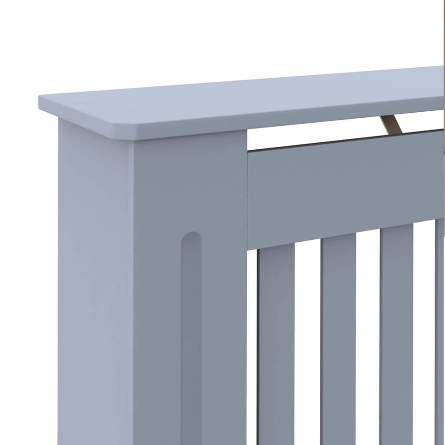 Radiatorafdekking 2 pcs Grijs 172 x 19 x 81,5 cm Bewerkt hout