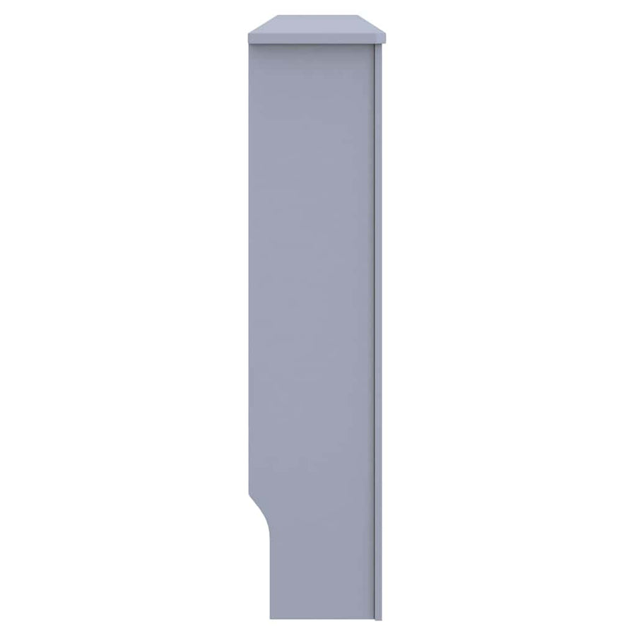 Radiatorafdekking 2 pcs Grijs 172 x 19 x 81,5 cm Bewerkt hout