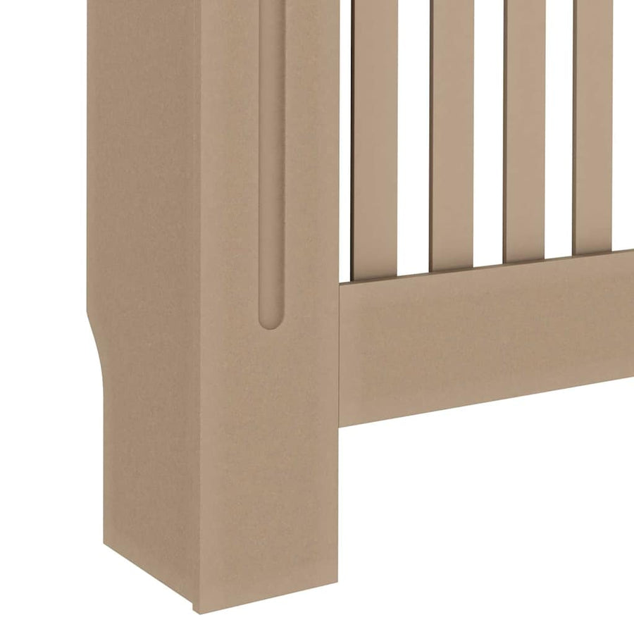 Radiatorafdekking 2 pcs Bruin 172 x 19 x 81,5 cm Bewerkt hout