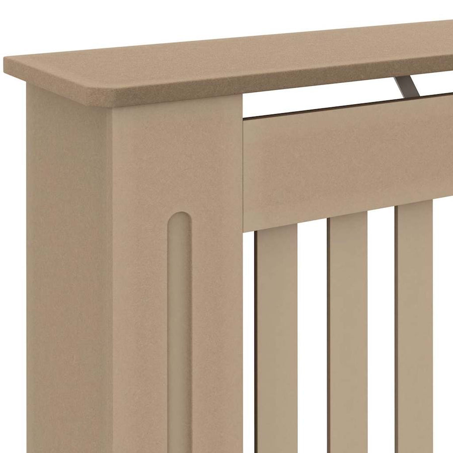 Radiatorafdekking 2 pcs Bruin 172 x 19 x 81,5 cm Bewerkt hout