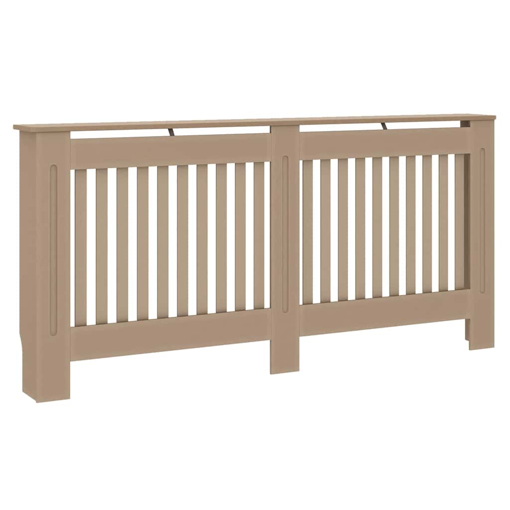 Radiatorafdekking 2 pcs Bruin 172 x 19 x 81,5 cm Bewerkt hout