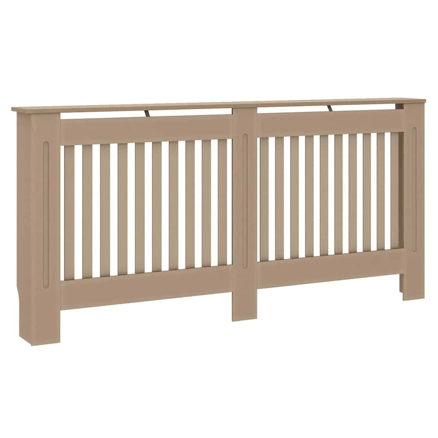 Radiatorafdekking 2 pcs Bruin 172 x 19 x 81,5 cm Bewerkt hout