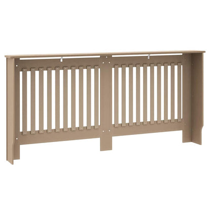 Radiatorafdekking 2 pcs Bruin 172 x 19 x 81,5 cm Bewerkt hout
