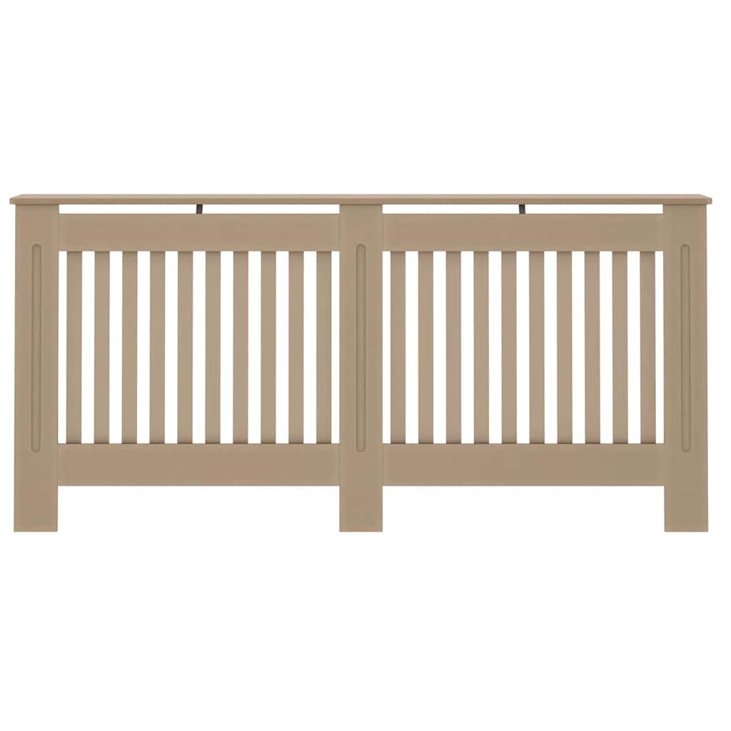 Radiatorafdekking 2 pcs Bruin 172 x 19 x 81,5 cm Bewerkt hout