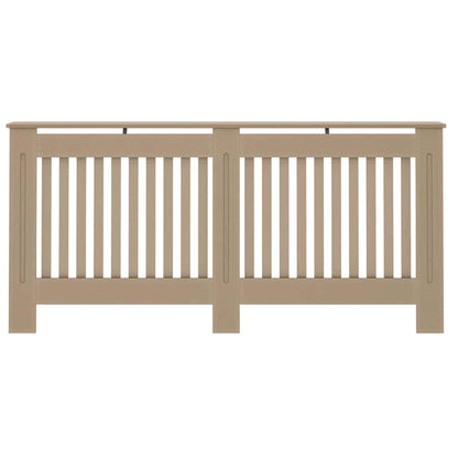 Radiatorafdekking 2 pcs Bruin 172 x 19 x 81,5 cm Bewerkt hout