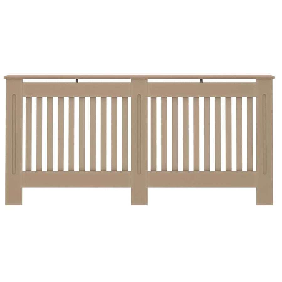 Radiatorafdekking 2 pcs Bruin 172 x 19 x 81,5 cm Bewerkt hout