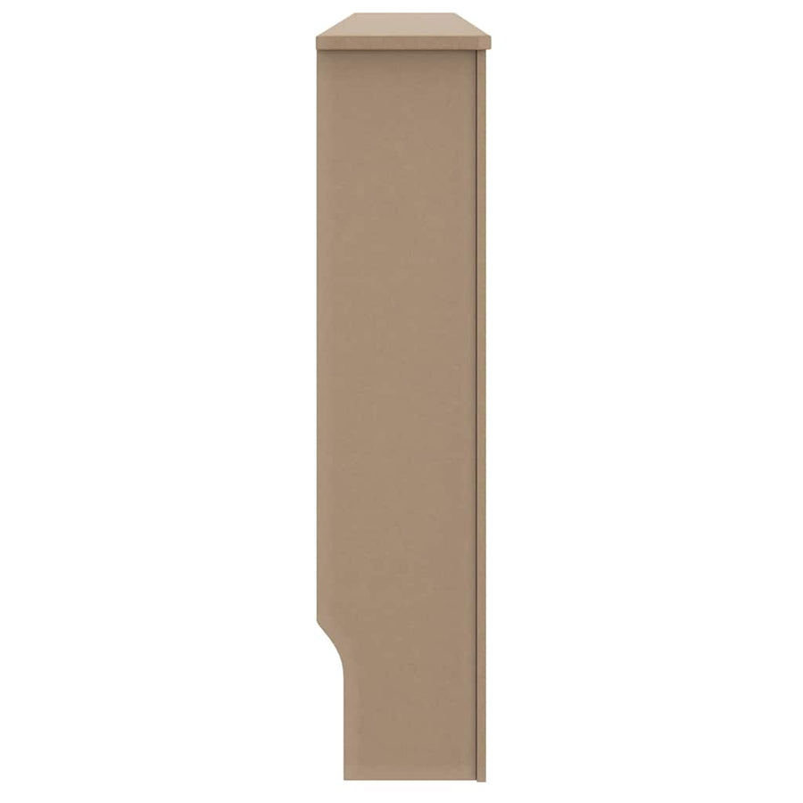 Radiatorafdekking 2 pcs Bruin 172 x 19 x 81,5 cm Bewerkt hout