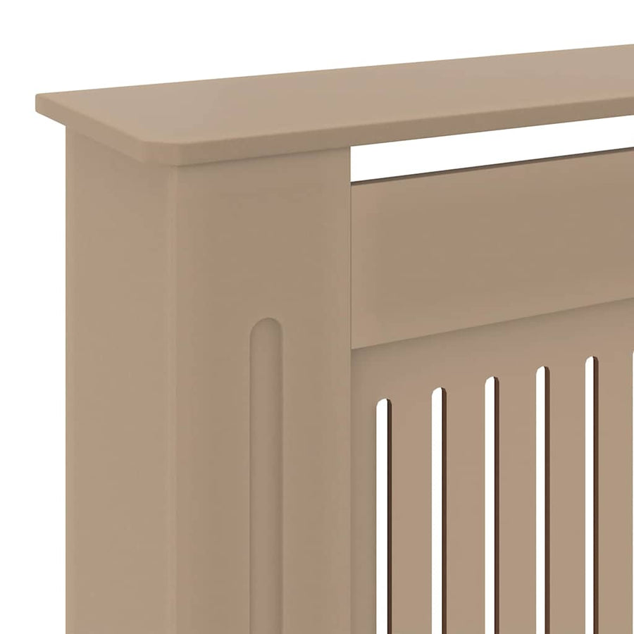 Radiatorafdekking 2 pcs Bruin 205 x 20,5 x 81,5cm Bewerkt hout