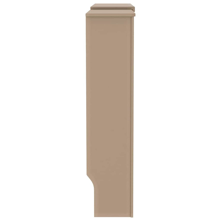 Radiatorafdekking 2 pcs Bruin 205 x 20,5 x 81,5cm Bewerkt hout