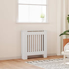 Radiatorafdekking 2 stuks 78x19x81,5 cm bewerkt hout
