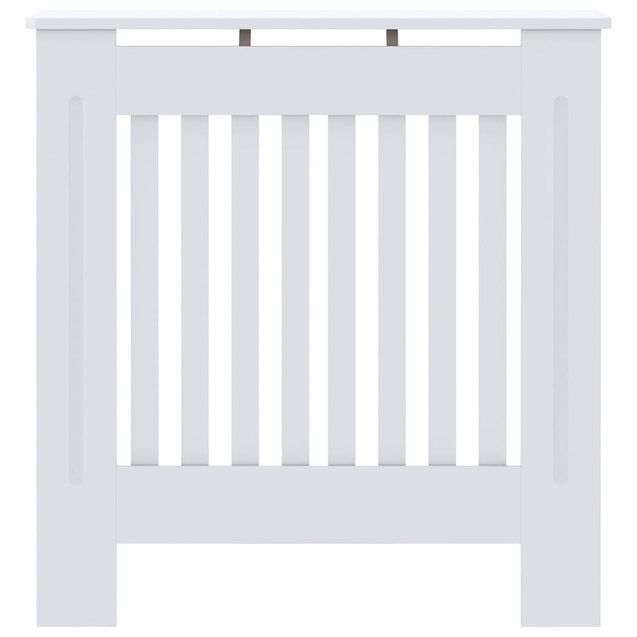 Radiatorafdekking 2 pcs Wit 78 x 19 x 81,5cm Bewerkt hout