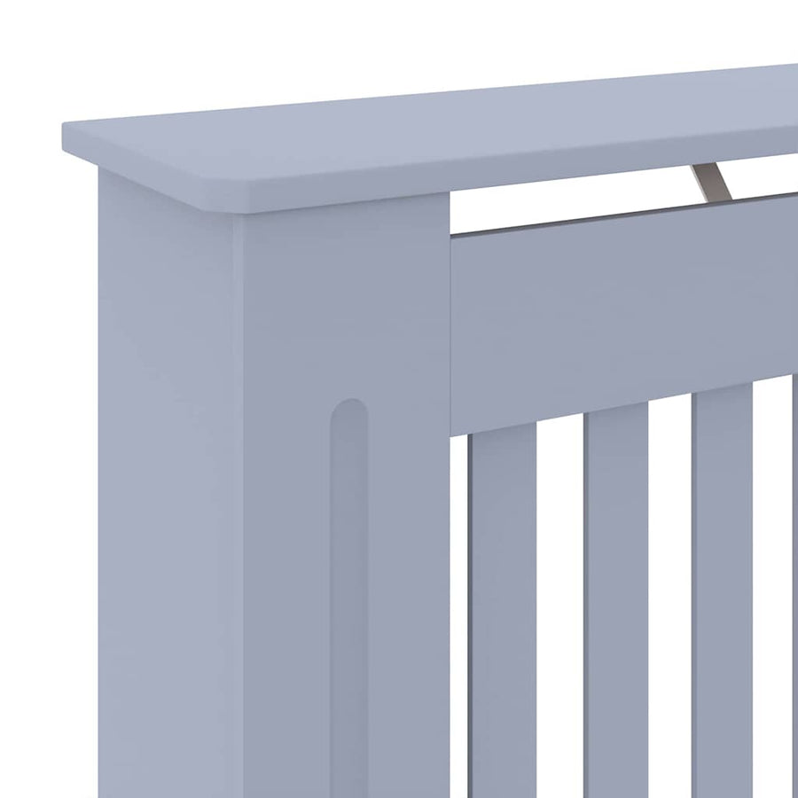 Radiatorafdekking Grijs 78 x 19 x 81,5cm Bewerkt hout