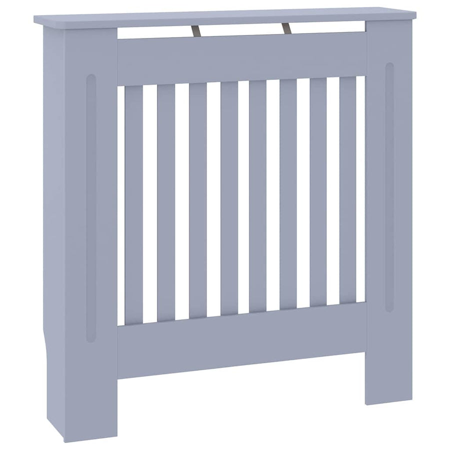 Radiatorafdekking Grijs 78 x 19 x 81,5cm Bewerkt hout