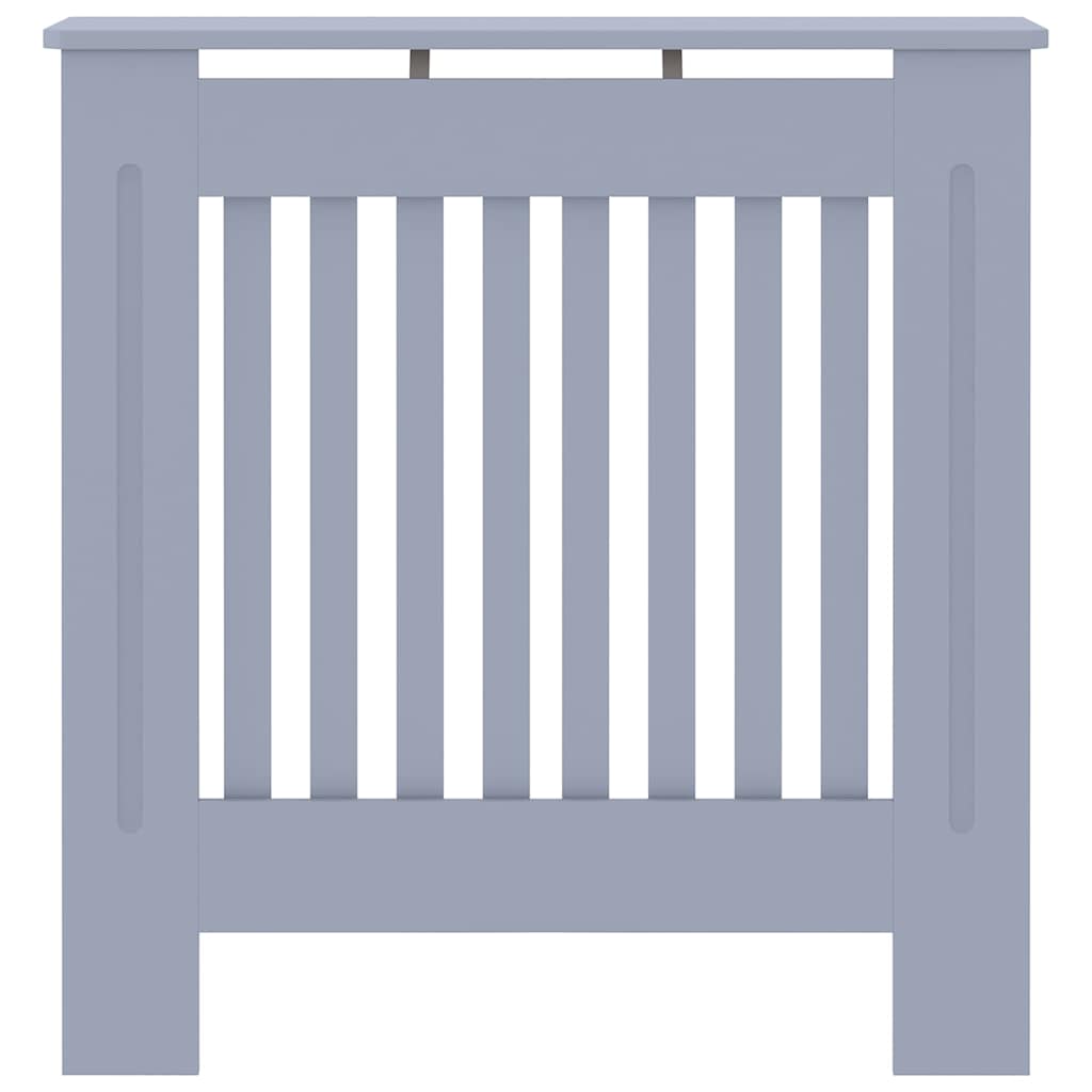 Radiatorafdekking Grijs 78 x 19 x 81,5cm Bewerkt hout