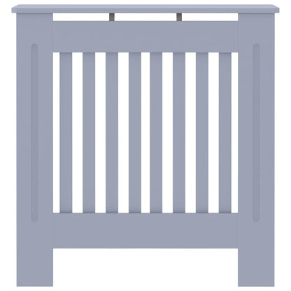 Radiatorafdekking Grijs 78 x 19 x 81,5cm Bewerkt hout