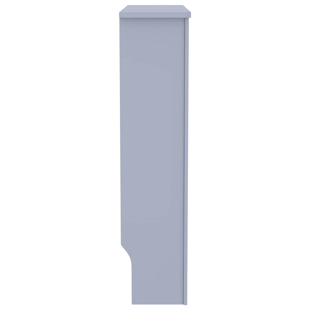 Radiatorafdekking Grijs 78 x 19 x 81,5cm Bewerkt hout