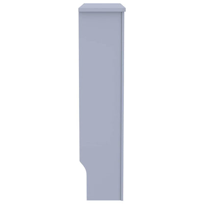 Radiatorafdekking Grijs 78 x 19 x 81,5cm Bewerkt hout
