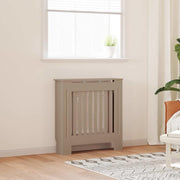 Radiatorafdekking 78x19x81,5 cm bewerkt hout bruin