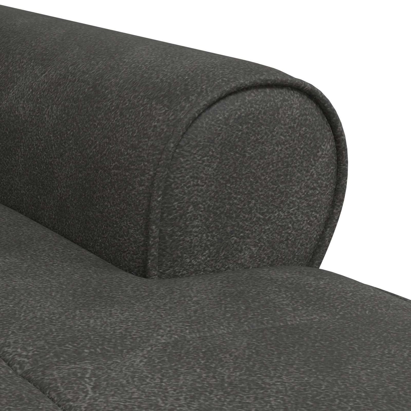 Chaise Lounge met kussen Zwart 91 x 157 x 91 cm Antiek PU