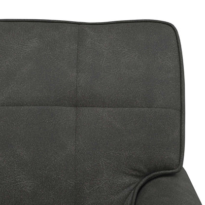 Chaise Lounge met kussen Zwart 91 x 157 x 91 cm Antiek PU
