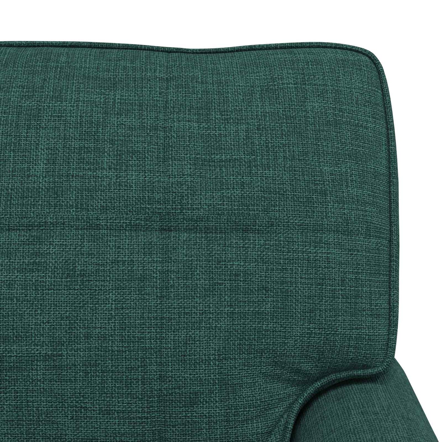 Chaise Lounge met kussen Donkergroen 91 x 157 x 91 cm Stof