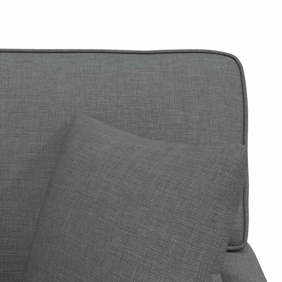Chaise Lounge Met Rok 91 X 157 X 91 Cm Stof Donkergrijs